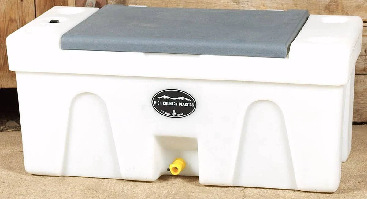 High Country Plastics Bench Water Caddy, BC-25AG, 25 Gallons