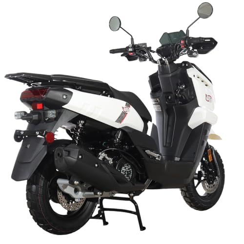 X-PRO Gas Adult Moped Tank 200 Gas Moped Street Bike,12" Wheels!