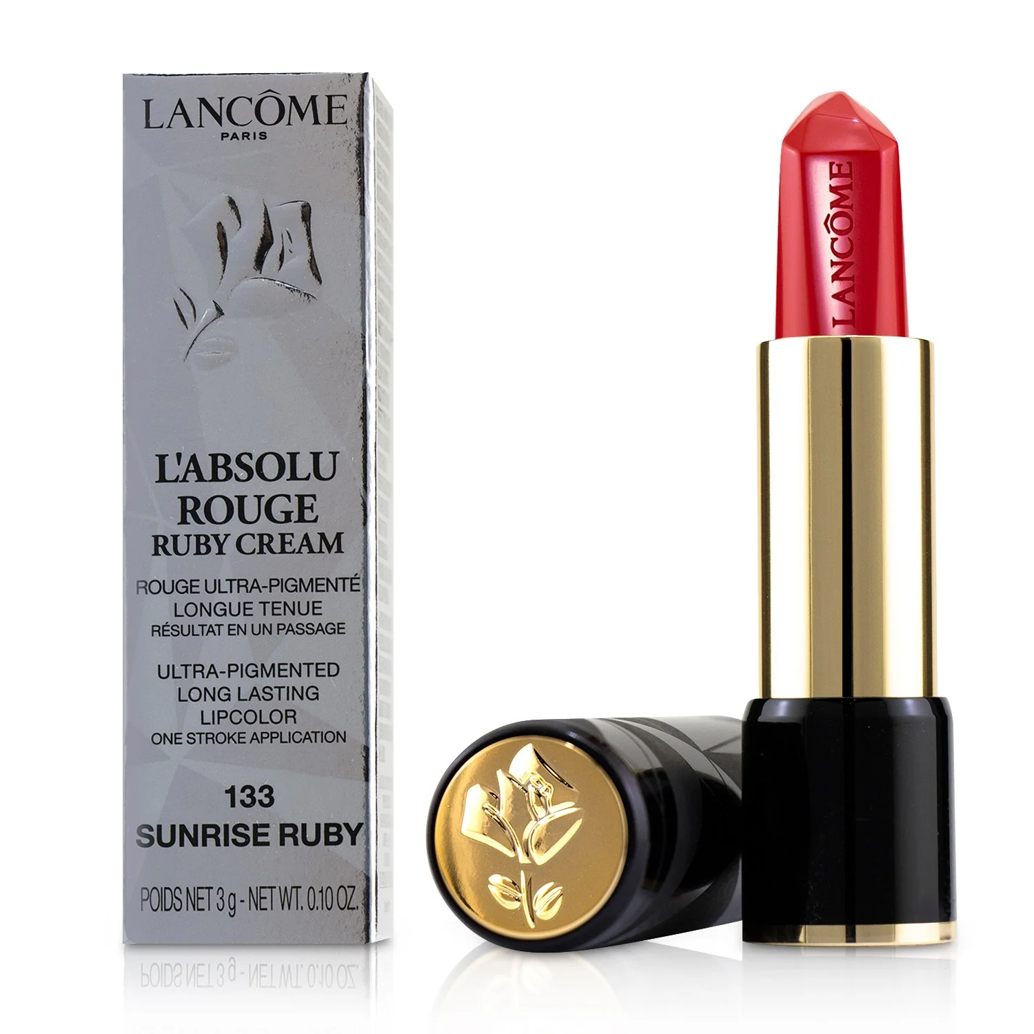 Lancome L'Absolu Rouge Ruby Cream Lipstick - # 214 Rosewood Ruby  3g/0.1oz