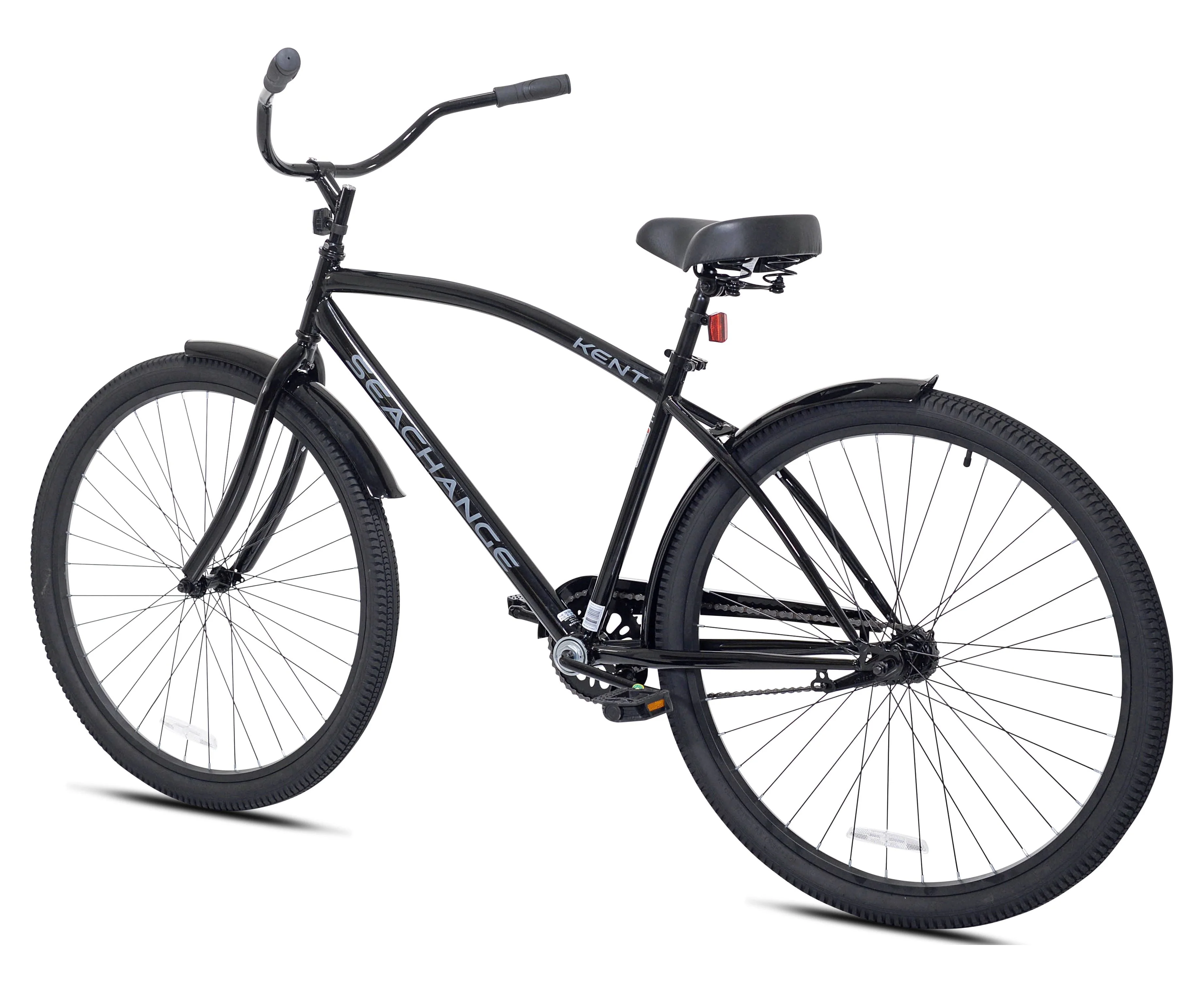Kent Bicycle 29 Men's Seachange Beach Cruiser Bicycle, Black
