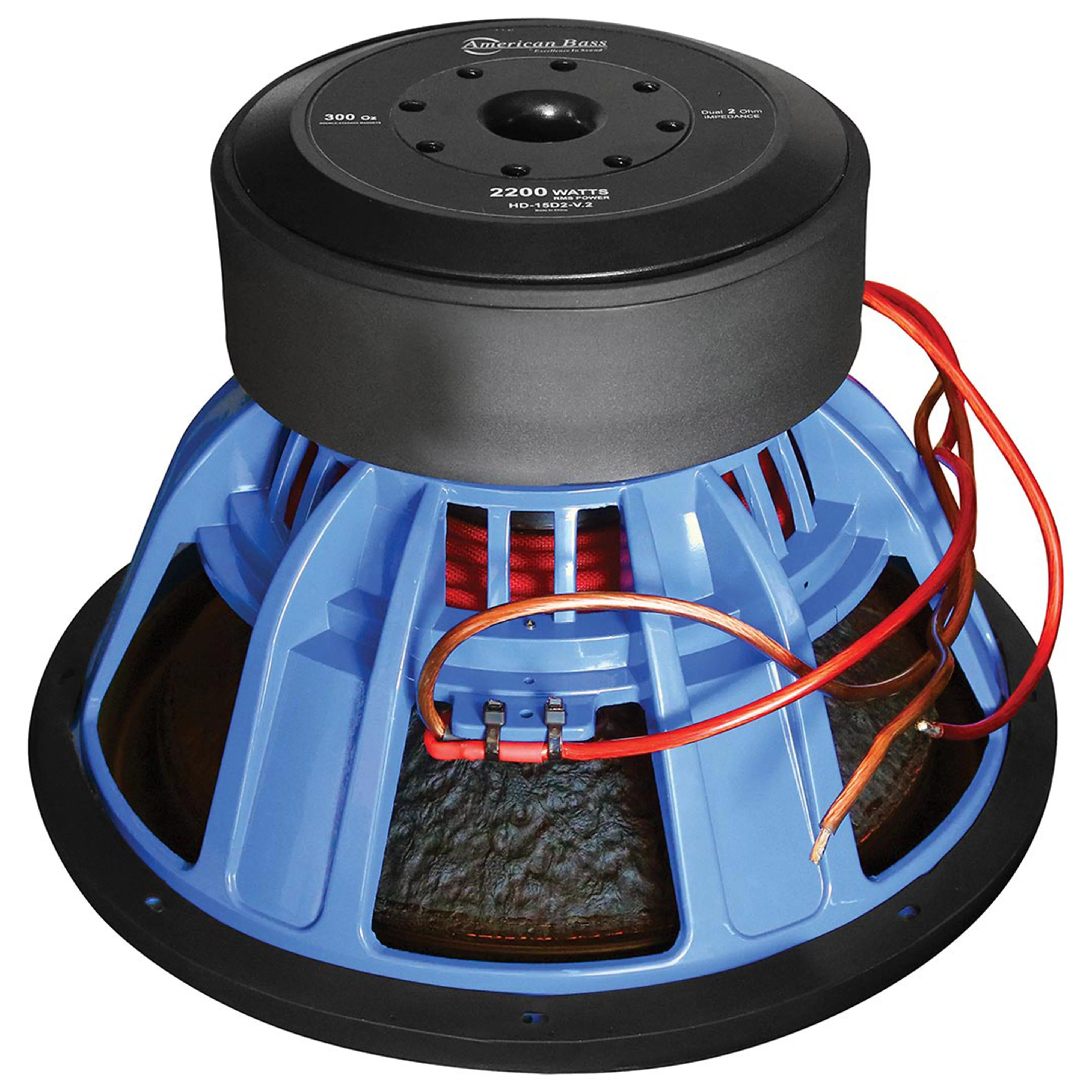 American Bass 15" HD Series Subwoofer 4000W Dual 2 Ohm HD-15D2-v2