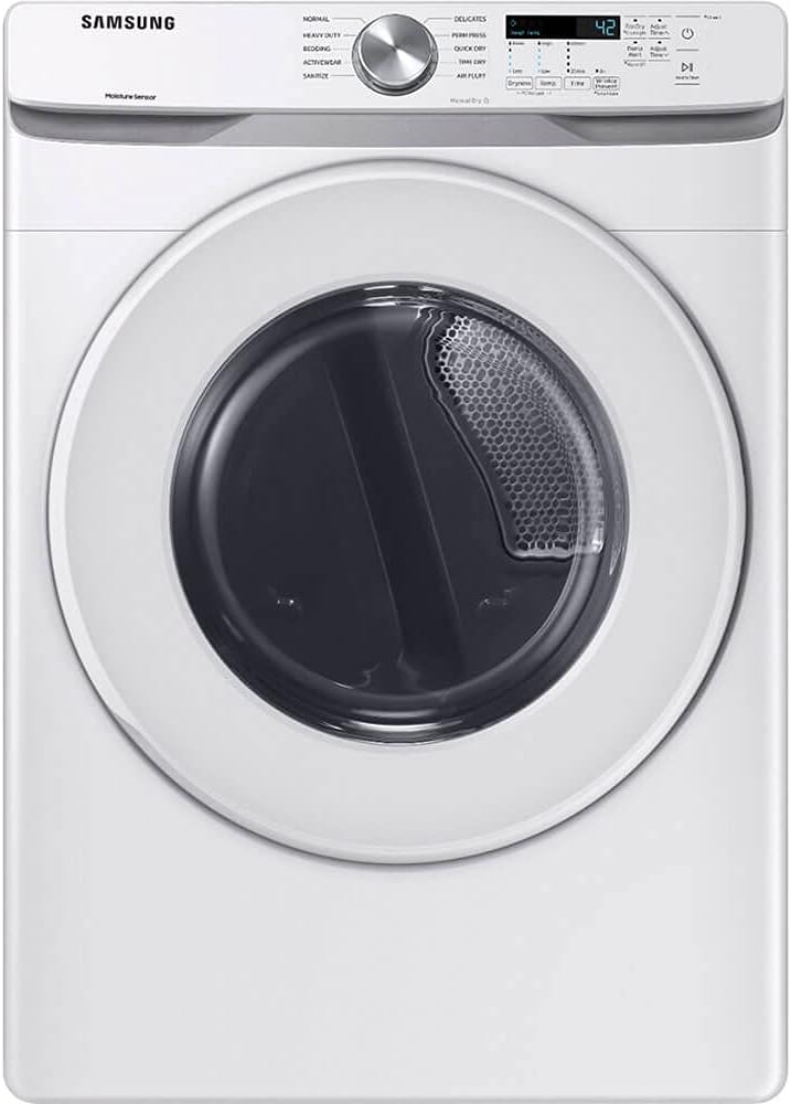 SAMSUNG DVG45T6000W 7.5 cu. ft. Gas Dryer with Sensor Dry in White