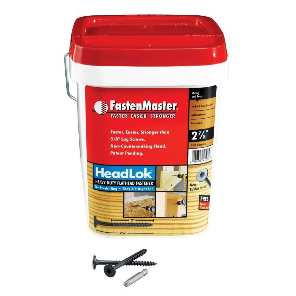 FastenMaster Headlok Heavy Duty Wood Screws - 500 Count - 1-5/8x22