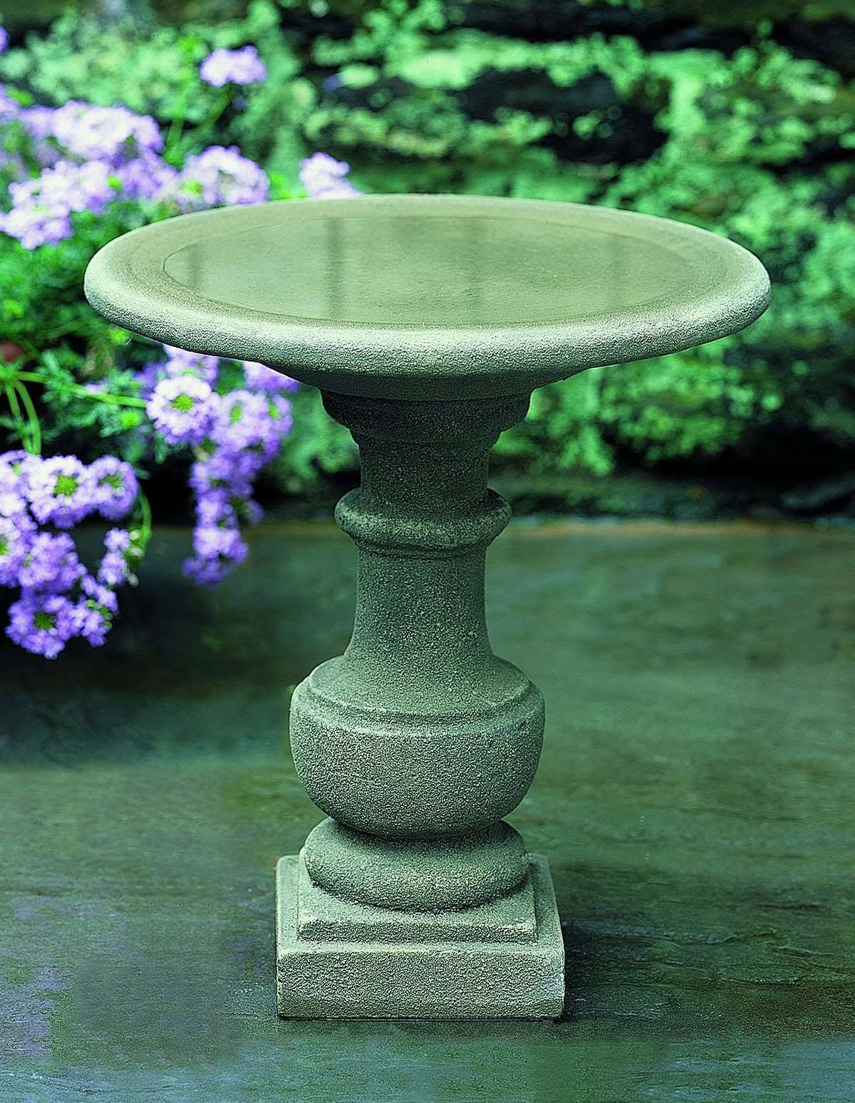 Campania International Siena Alpine Stone Birdbath