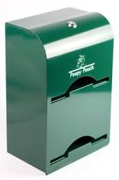 Poopy Pouch Galvanized 3-Roll Bag Dispenser
