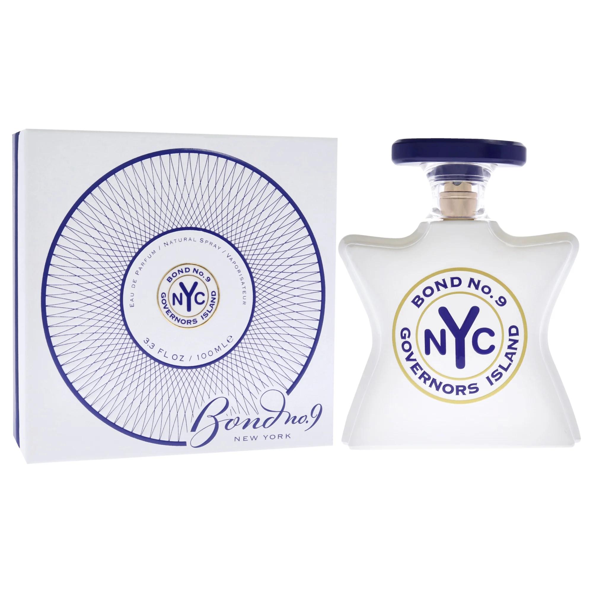 Bond No. 9 Governors Island Eau De Parfum Spray, Unisex Fragrance, 3.3 Oz