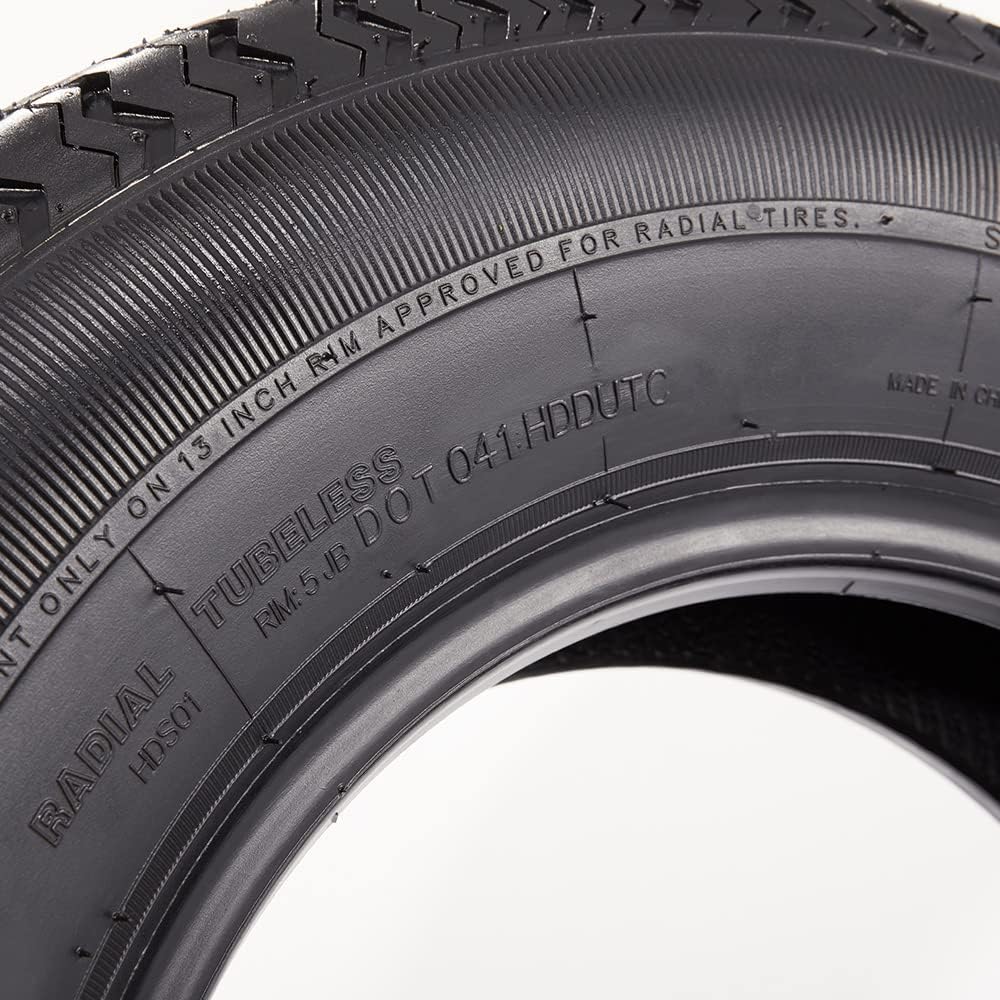 Set 4 Albott New Heavy Duty Tire ST175/80R13 175 80 13 6-Ply Load Range C