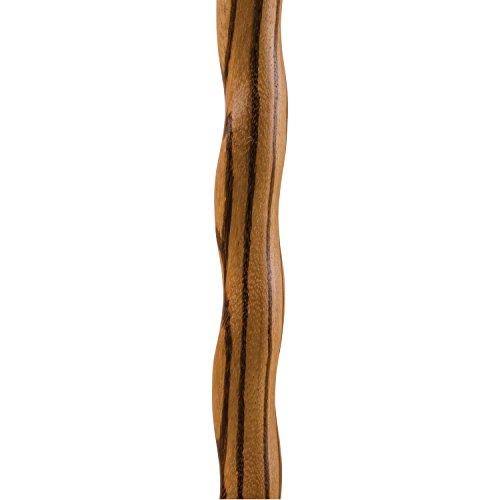 Brazos 40x22 Twisted Zebrawood Walking Cane