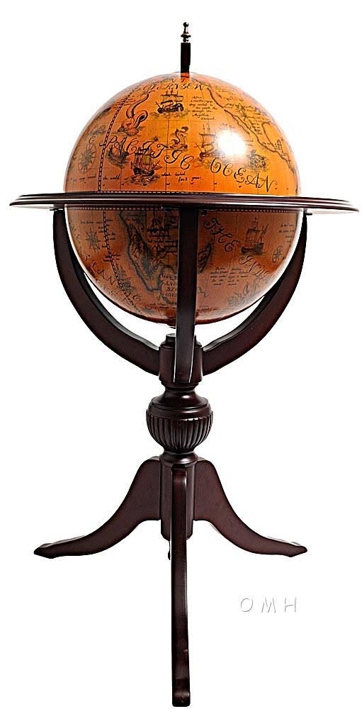 Globe Bar 17 3/4 Inches - 3 Legs