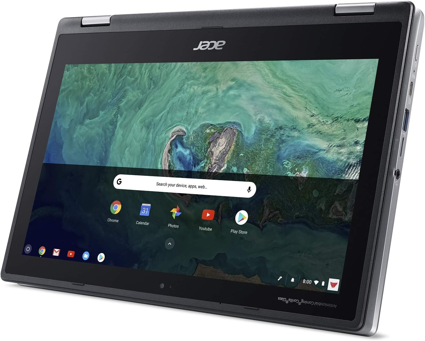 Acer Chromebook Spin 11 Convertible Laptop, Intel Celeron N3350, 11.6" HD Touch Display, 4GB DDR4, 32GB eMMC, 802.11ac WiFi, Wacom EMR Pen, CP311-1HN-C2DV