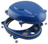 6 Watertight Cast Iron Well Cap (Blue)