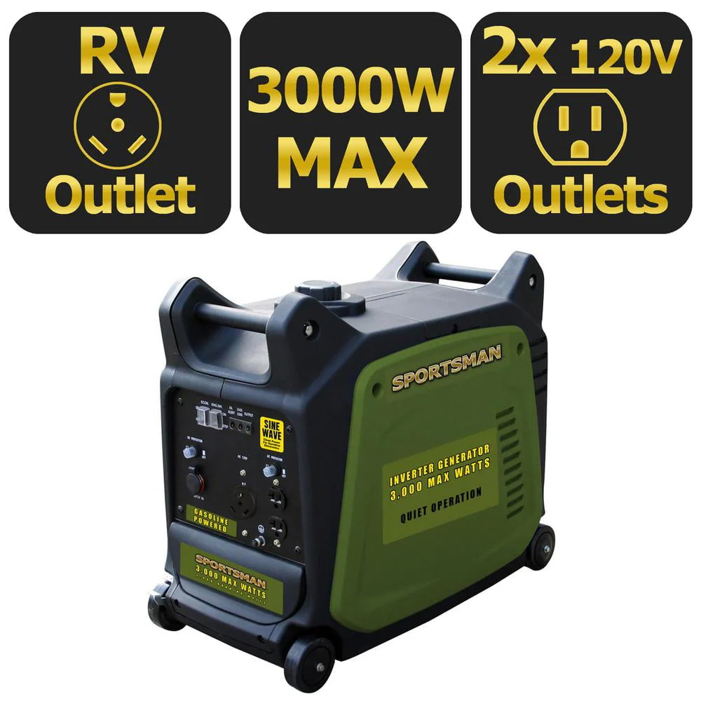 Buffalo Tools GEN3500I Sportsman Series 3500 Watt Inverter Gasoline Powered Generator
