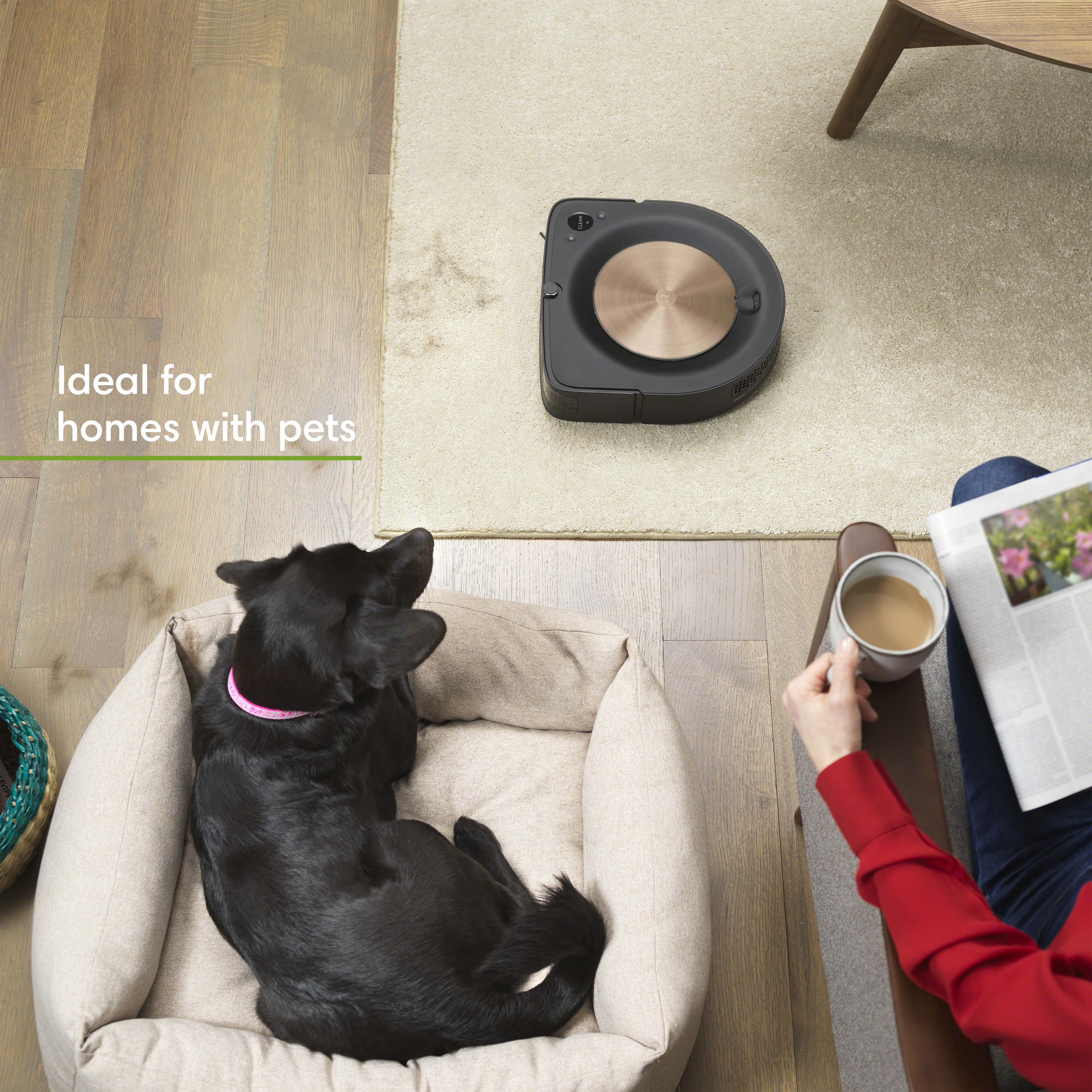 iRobot Roomba s9 (9150) Robot Vacuum- Wi-Fi Connected, Smart Mapping, Powerful Suction, Works with Google Home, Ideal for Pet Hair, Carpets, Hard Floors