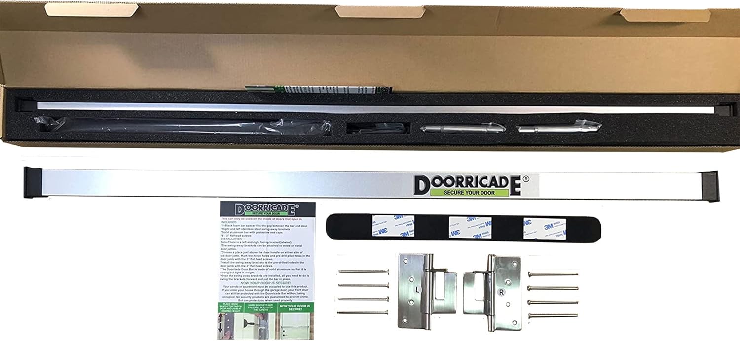 Doorricade Door Bar - The Best Home Invasion Protection for Your Home - Safe Room