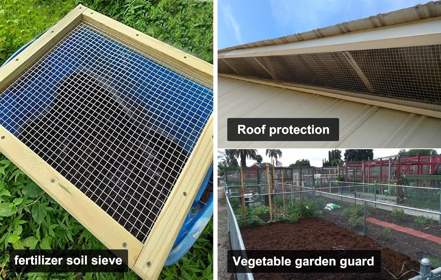 Rocicmhy 48x100 Hardware Cloth 1/2 Inch 19Ga,Chicken Coop Wire,Hot Dipped Galvanized Wire Mesh Roll,Chicken Wire Fence Rolls,Welded Wire Fencing,Chicken Wire Fencing,Concrete Wire Mesh,Rabbit Wire