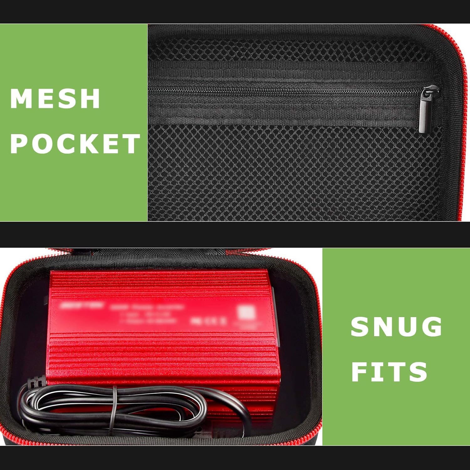 Case Compatible with BESTEK 300W Power Inverter DC 12V to 110V AC Car Inverter - Not Include Power Inverter, Case Only