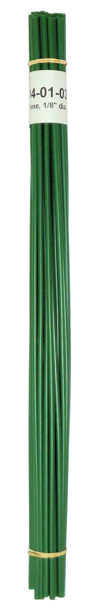 Polyethylene (LDPE) Plastic Welding Rod, 1/8x22 Diameter, 30 ft, Green