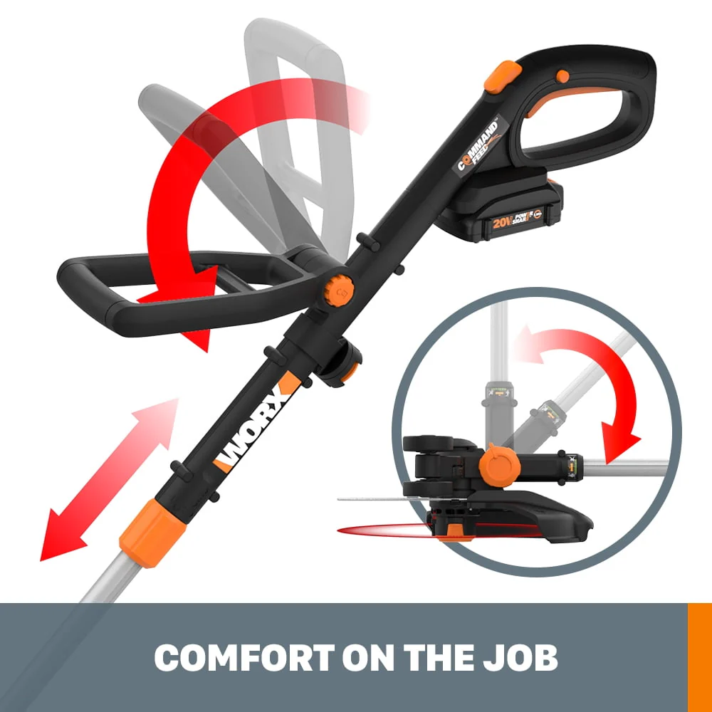 Worx WG170.2 20V Power Share GT Revolution 12 Cordless String Trimmer