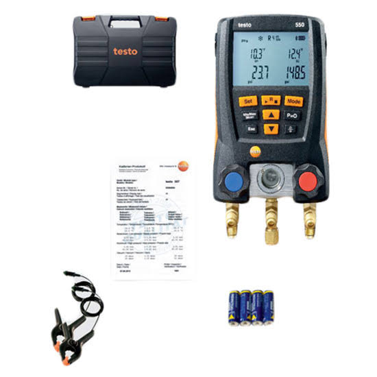 Testo 550 Refrigeration Digital Manifold