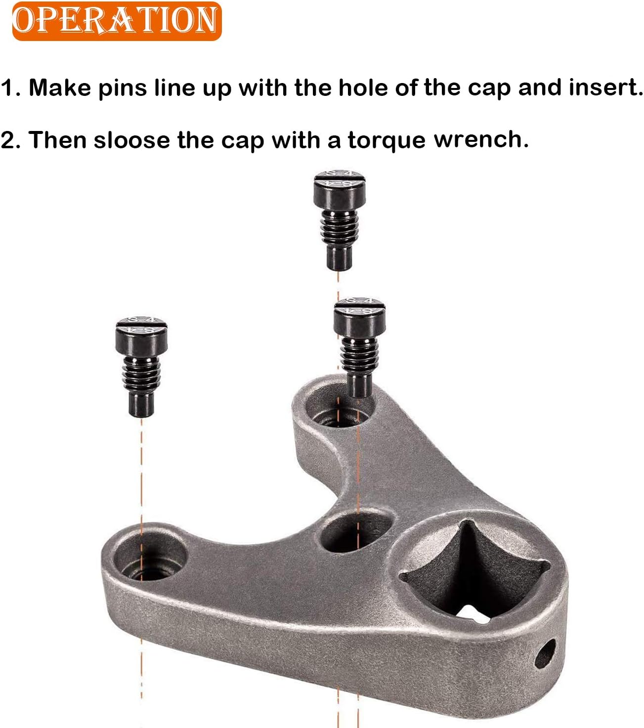 Outboard Trim/Tilt Pin Wrench Tools Set (MT0004 & MT0006 & MT0009) Fit for Yamaha Suzuki Johnson Evinrude Pack of 2
