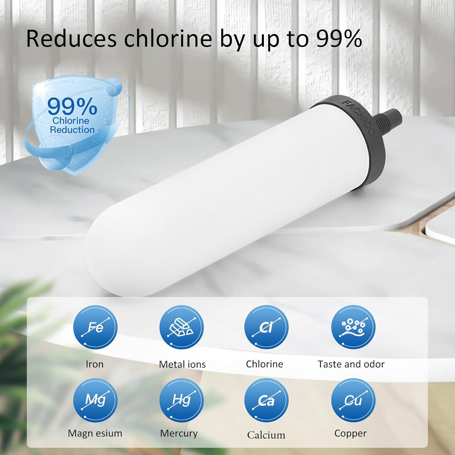 Gravity-fed Water Filter System and 4 Filters (2 Ceramics Filters and 2 Black Carbon Filters)