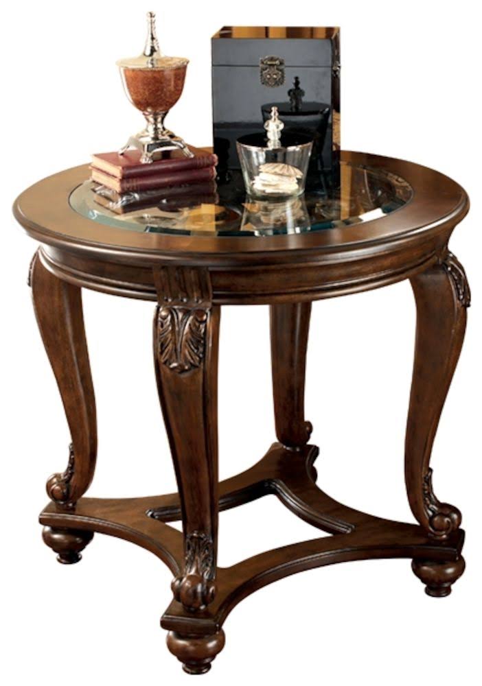 Signature Design by Ashley Norcastle End Table - Dark Brown
