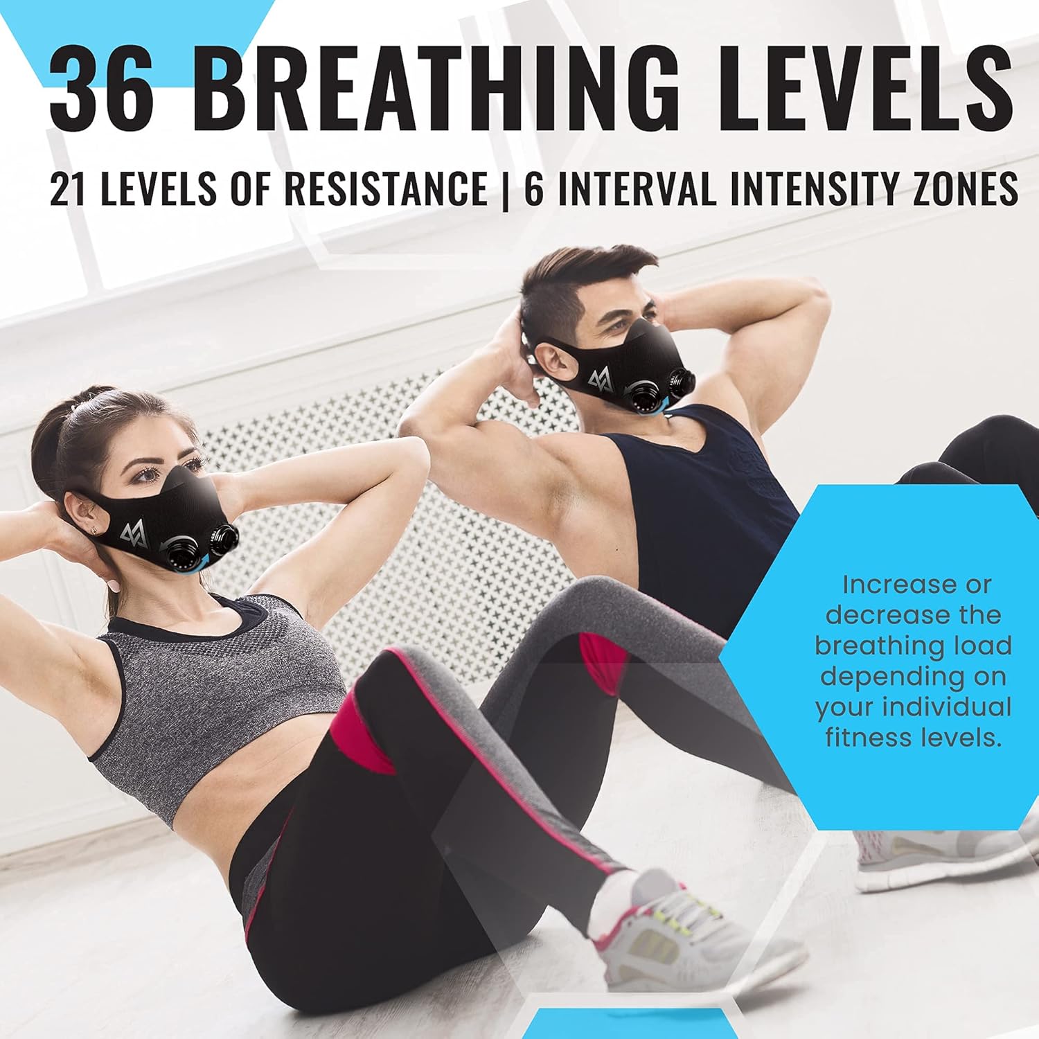 TRAININGMASK - Workout Training Mask 2.0 Pack of 2