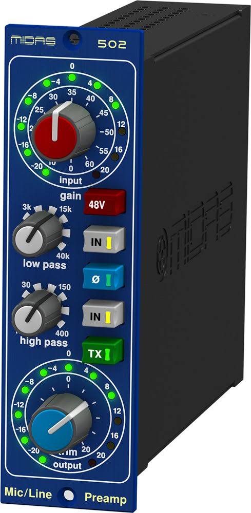 Midas 502 Microphone Preamplifier 500-Series