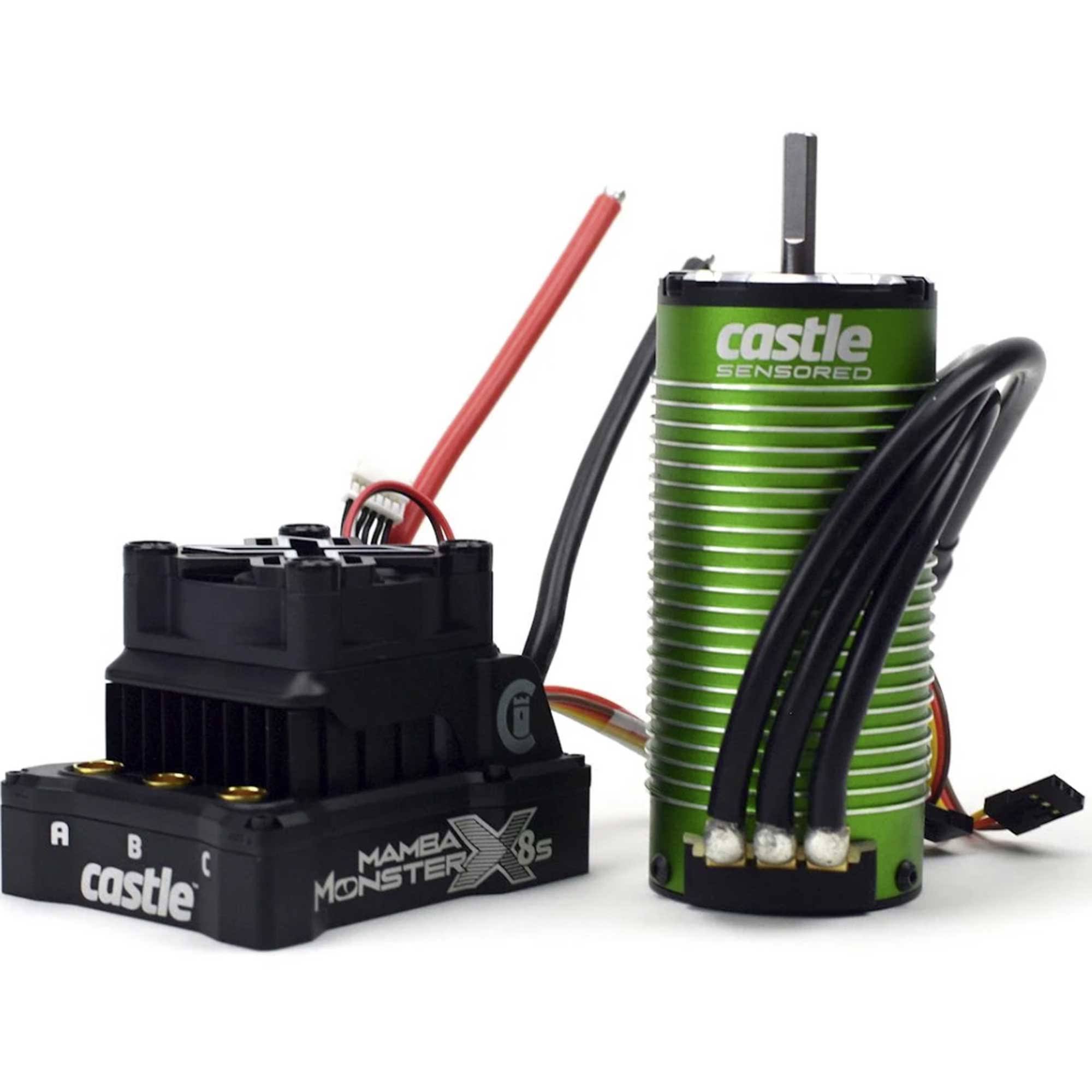 Castle Creations Monster x 8S ESC/Motor Combo w/1520 Sensored Motor CSE010016504