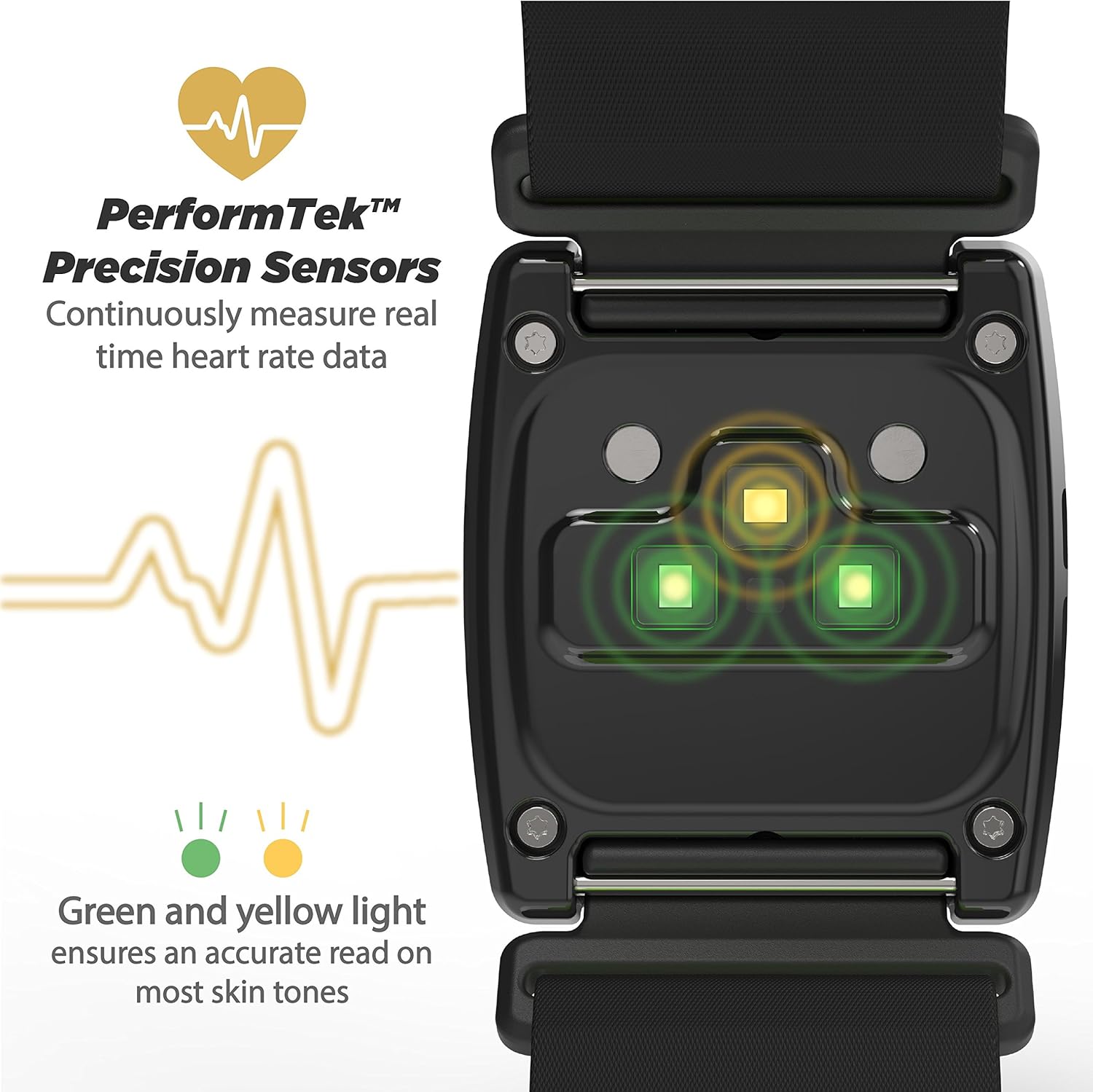Scosche Rhythm24 - Waterproof Armband Heart Rate Monitor HRM Optical with Dual Band ANT+ and BLE Bluetooth Smart
