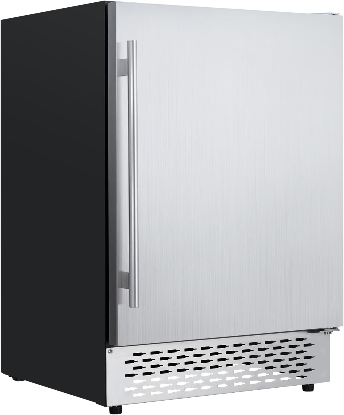 Outdoor Beverage Fridge - Weather Proof Stainless Steel, Beverage Cooler Under Counter, 120 Cans, Built-in/Freestanding, For Soda, Beer, Wine.
