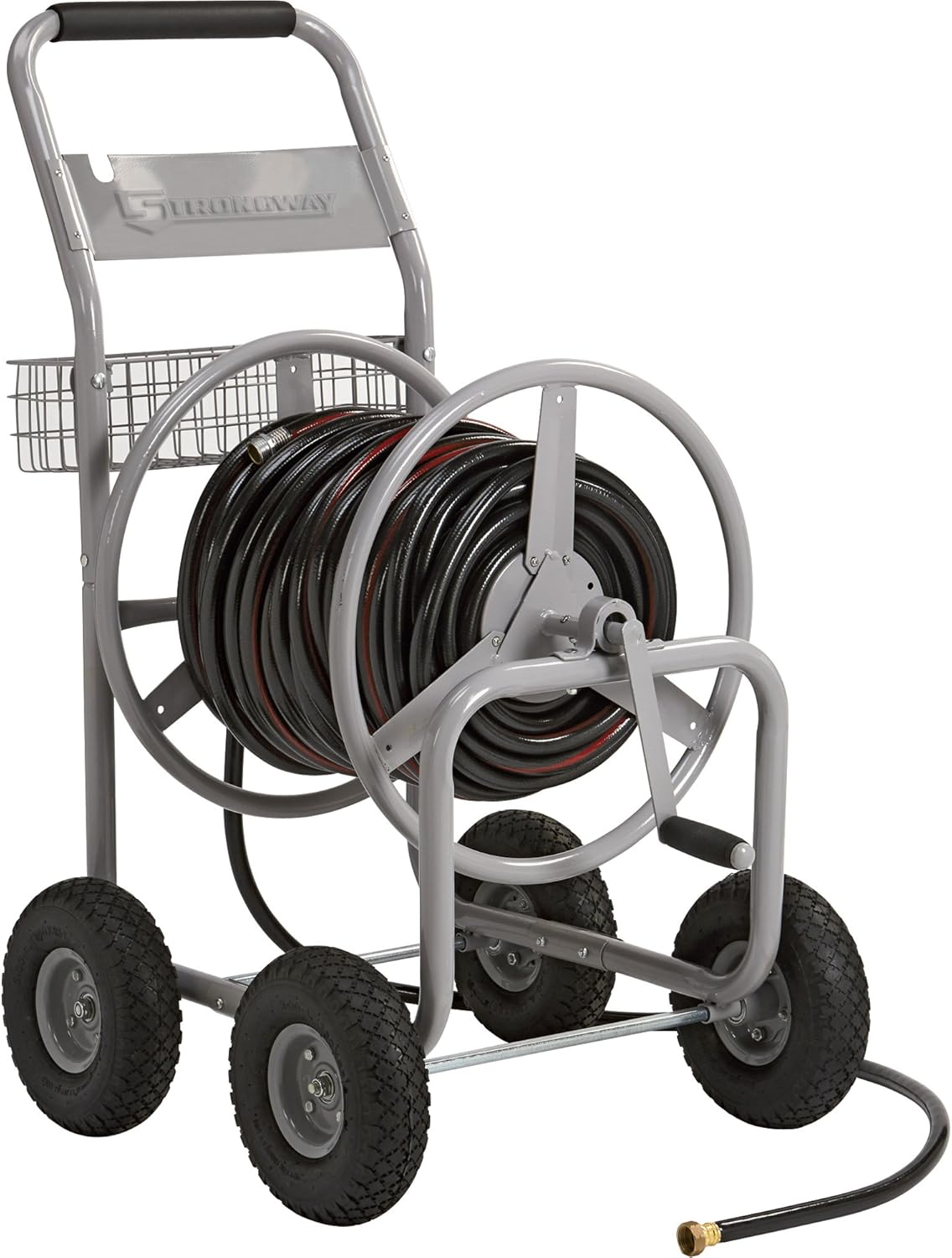 Strongway Garden Hose Reel Cart - Holds 5/8in. x 400ft. Hose
