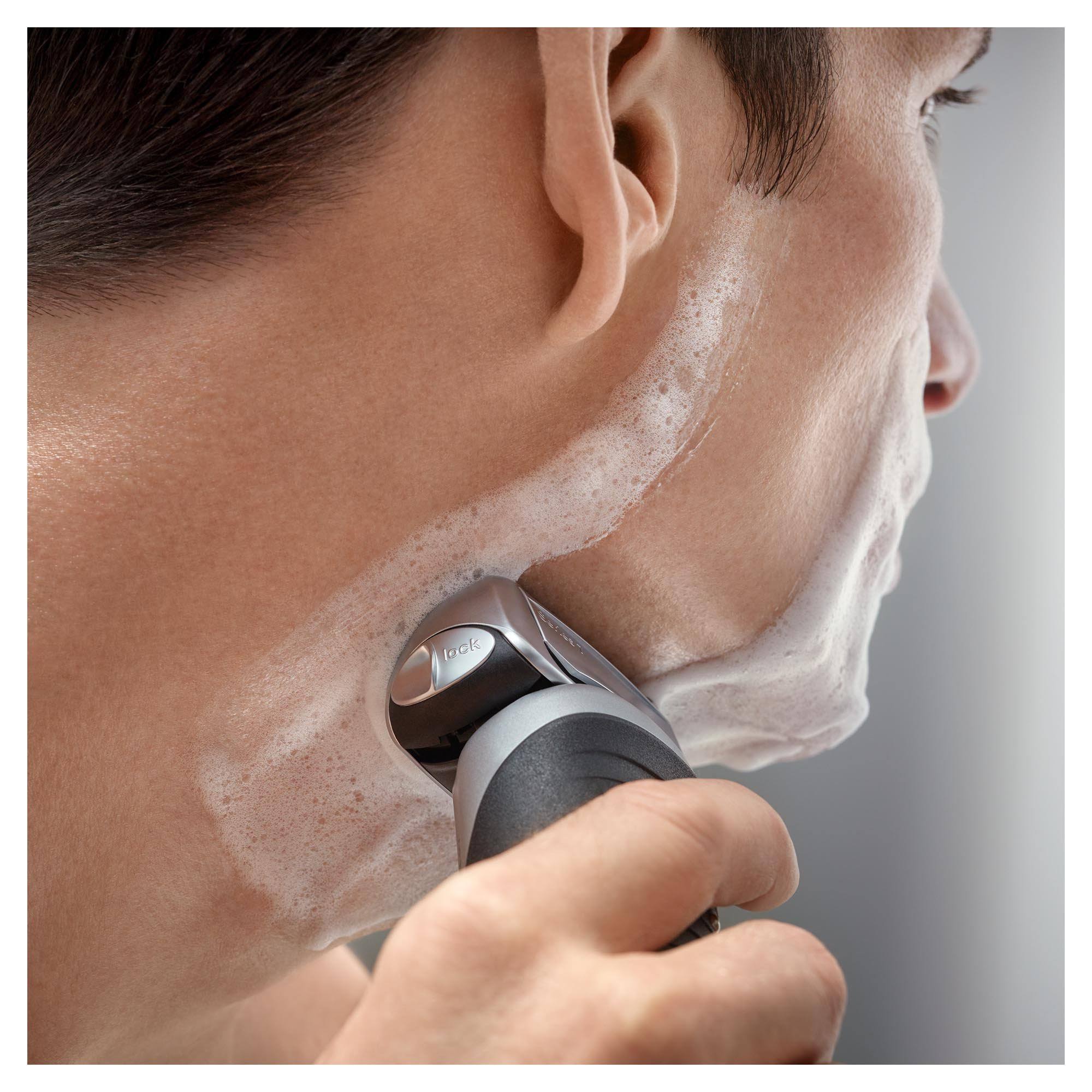 Electric Shaver Braun 222652 Wetu0026Dry Waterproof Silver