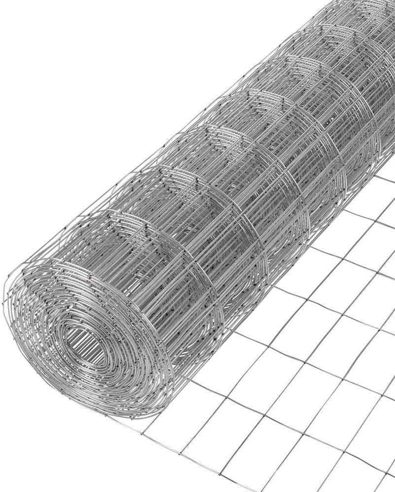 Fencer Wire 14 Gauge Galvanized Welded Wire Mesh Size 2 inch by 4 inch (5 ft. x 50 ft.)