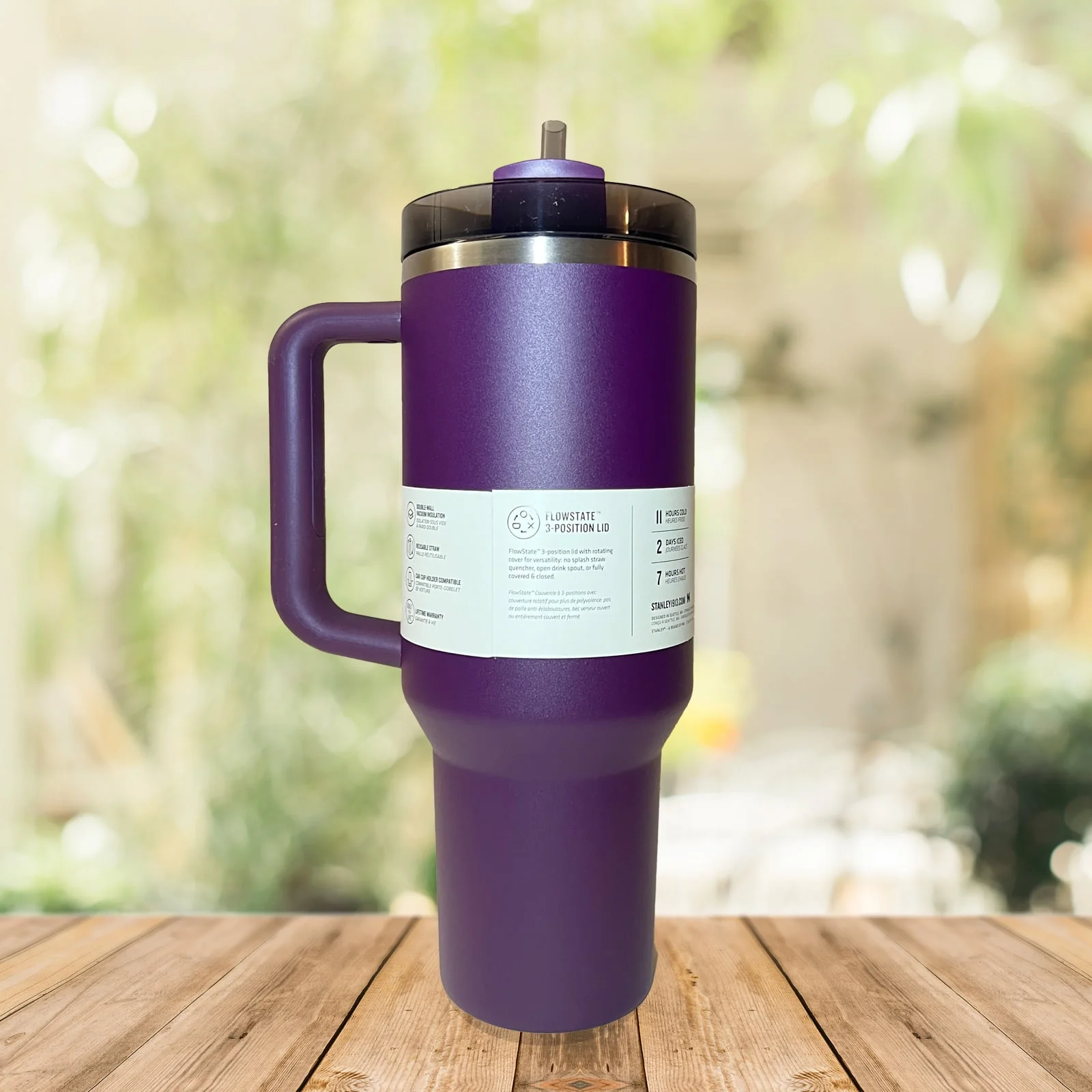 Stanley Plum 40oz The Quencher H2.0 Flowstate Tumbler