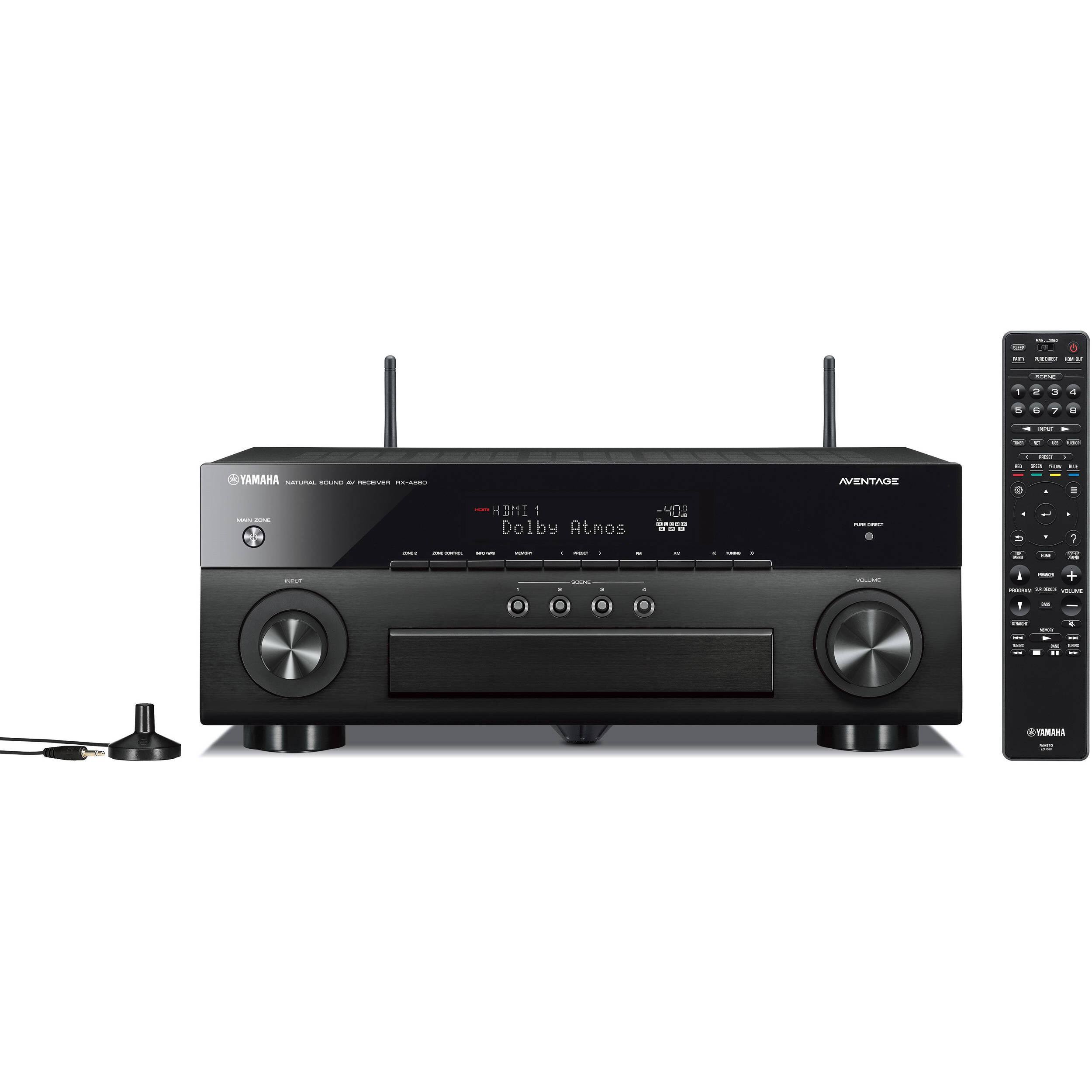 Yamaha RX-A880 AVENTAGE 7.2-Channel AV Receiver with MusicCast