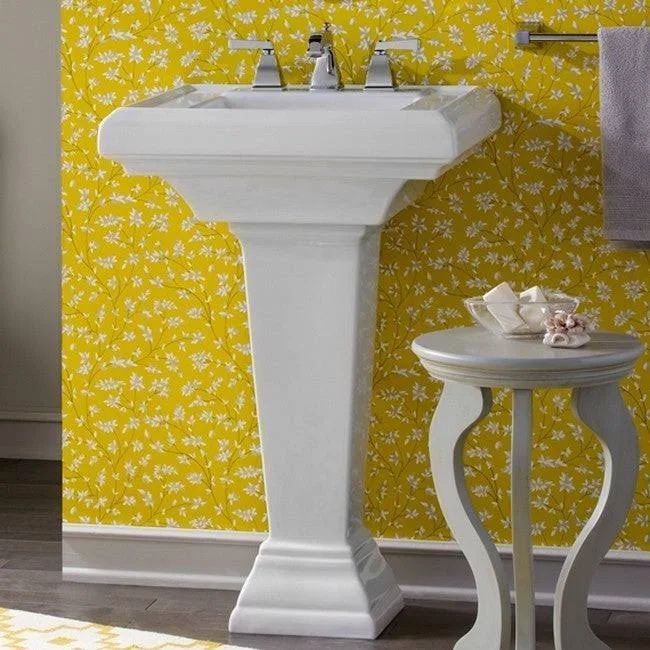 American Standard 0790.800.020 Town Square Pedestal Sink White
