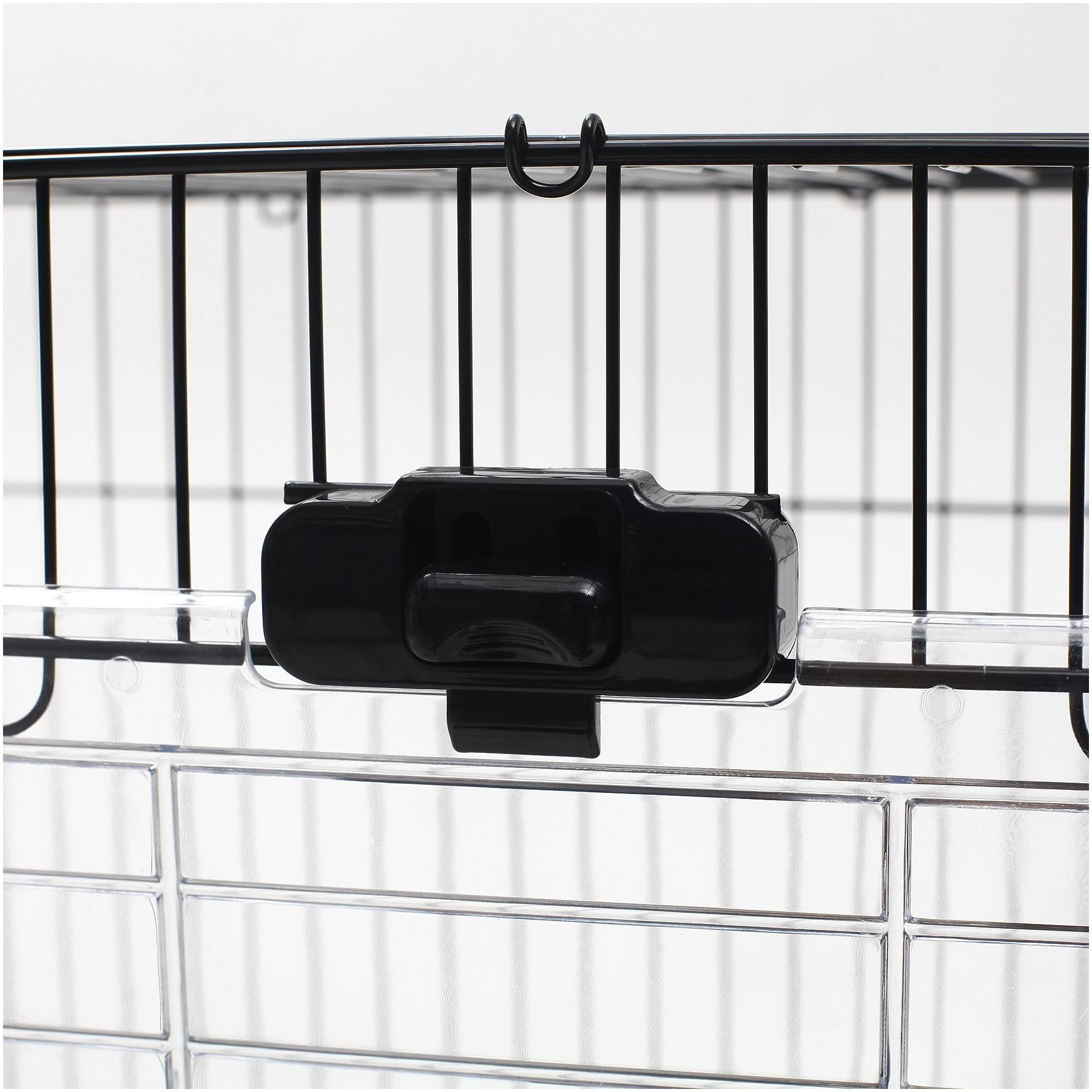 PawHut Metal 4-level Rabbit Cage Indoor Small Animal Hutch
