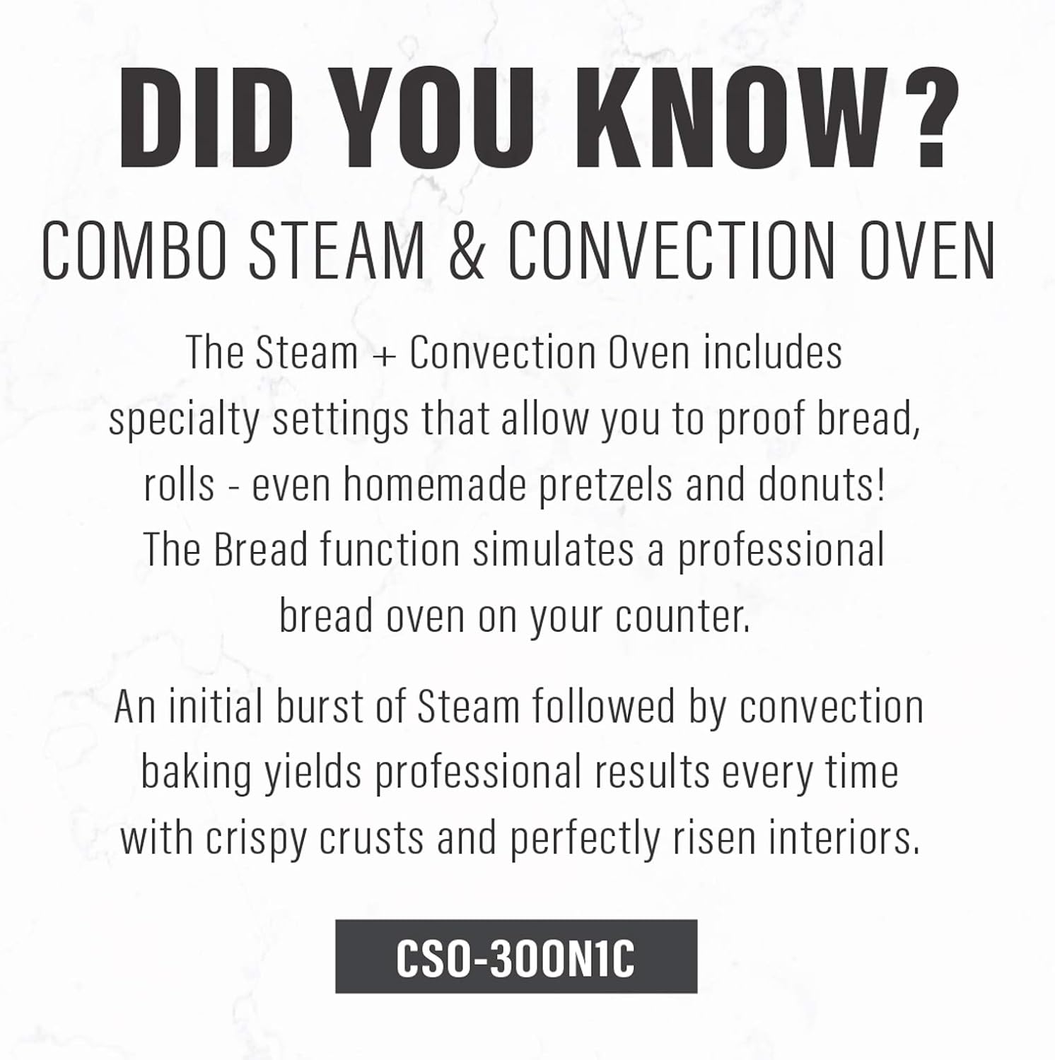 CUISINART CSO-300N1C Combo Steam Plus Convection Oven, Silver