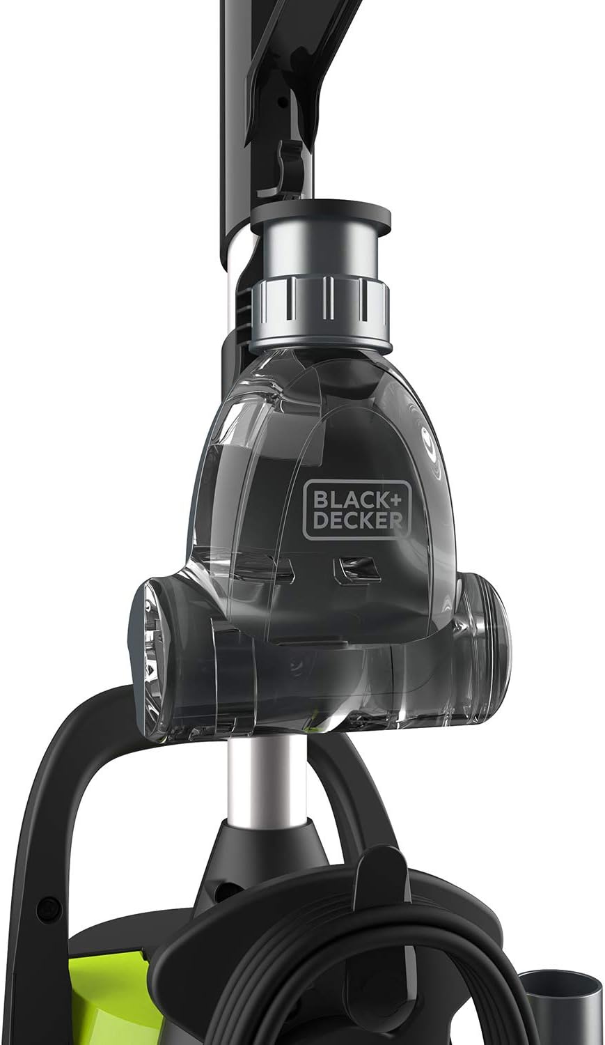 BLACK+DECKER Bagless Upright Vacuum Cleaner with Anti-Allergen HEPA Filer, Corded 1,200 Watt Motor & 5-Position Carpet Height Settings, Gray (BDXURV309G)