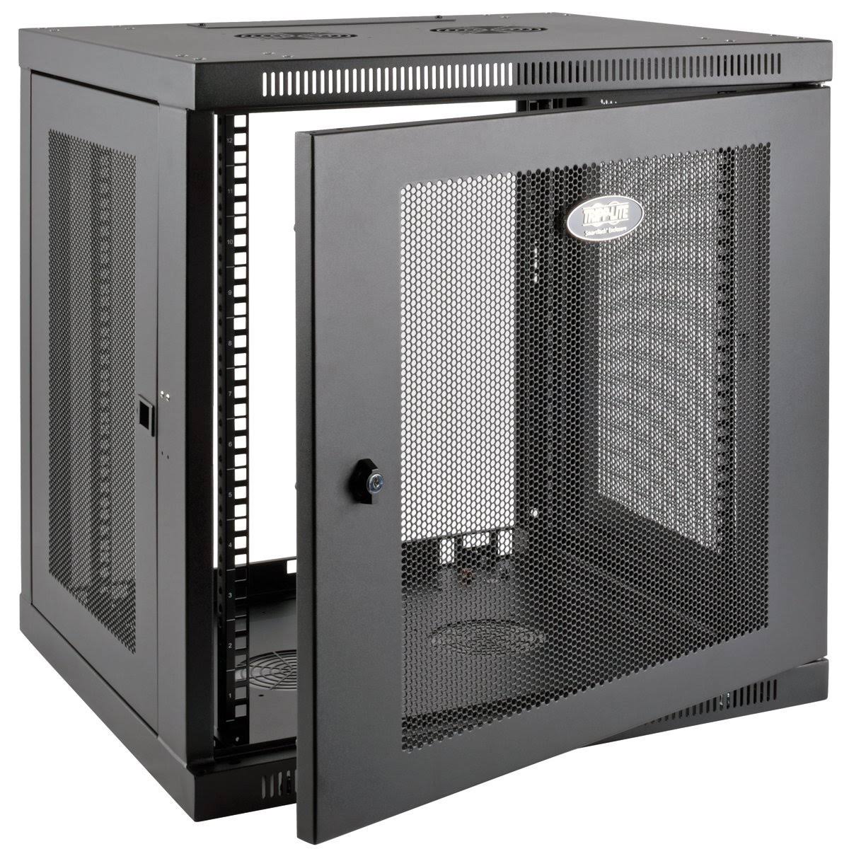 Tripp Lite 12U Wall Mount Rack Enclosure Server Cabinet Low Profile Deep Rack SRW12UDP