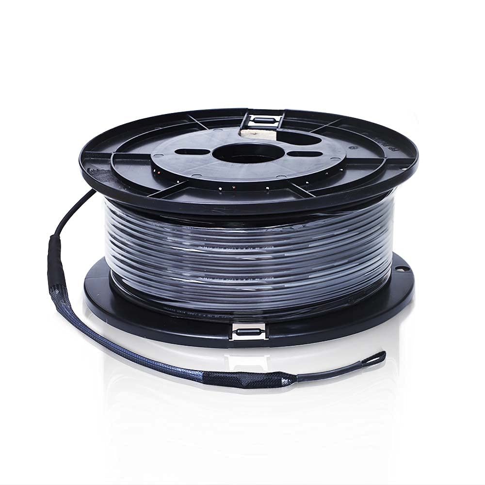 100M Pre-terminated Fiber Optic Cable, Single Mode, Two Strands, LC Connectors, Indoor/Outdoor, Plug and Play, Fast Long Range Fiber Optic Link