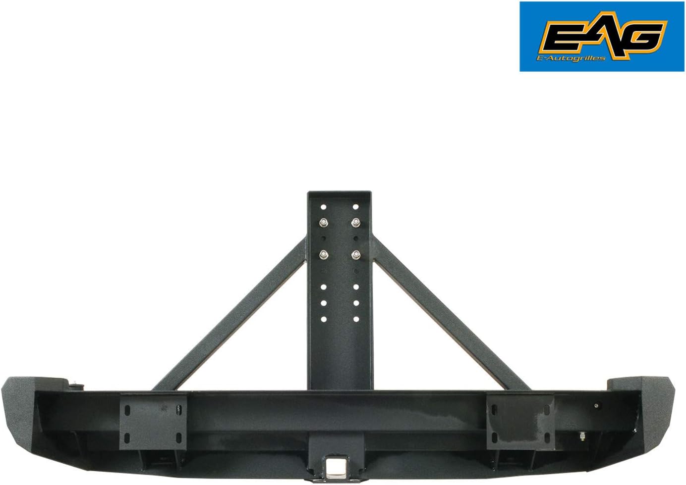 EAG Steel Rear Bumper with Tire Carrier Fit for 1984-2001 Cherokee XJ
