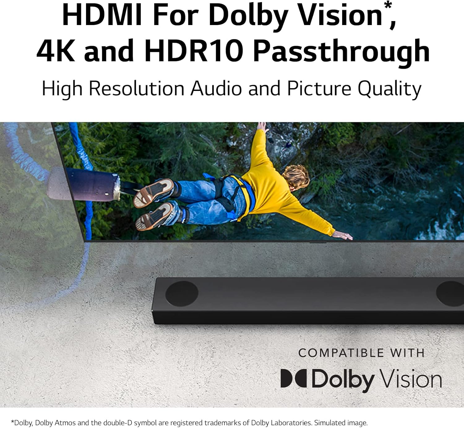 LG S80QY 3.1.3ch Sound bar with Wireless subwooer and Center Up-Firing, Dolby Atmos DTS:X, Works with Airplay2, Spotify HiFi, Alexa, High-Res Audio, IMAX Enhanced, LG TV Synergy, HDMI eARC