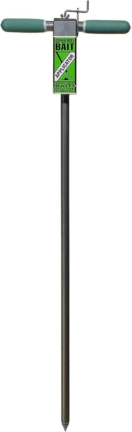 Yard Butler IGBA-1 Gopher Bait / Mole Bait Applicator - Vole Killer, Gopher Killer, & Mole Killer - Apply Poison Bait Pellets into a Pest Tunnel in Your Yard - Pest Control to Kill Moles and Gophers Pack of 2