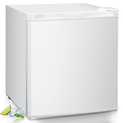 R.W.FLAME Mini Freezer/Small Freezer with Reversible Single Door, Energy Saving,Upright Freezer with Removable Shelves/Adjustable Thermostat, Adjustable Feet for Bedrooms/Dorms/Apartment/Office/Home