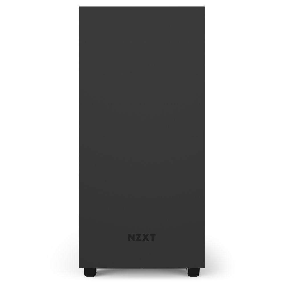 NZXT CA-H510B-BR Compact Mid-Tower Case Tempered Glass Matte Black/Red H510