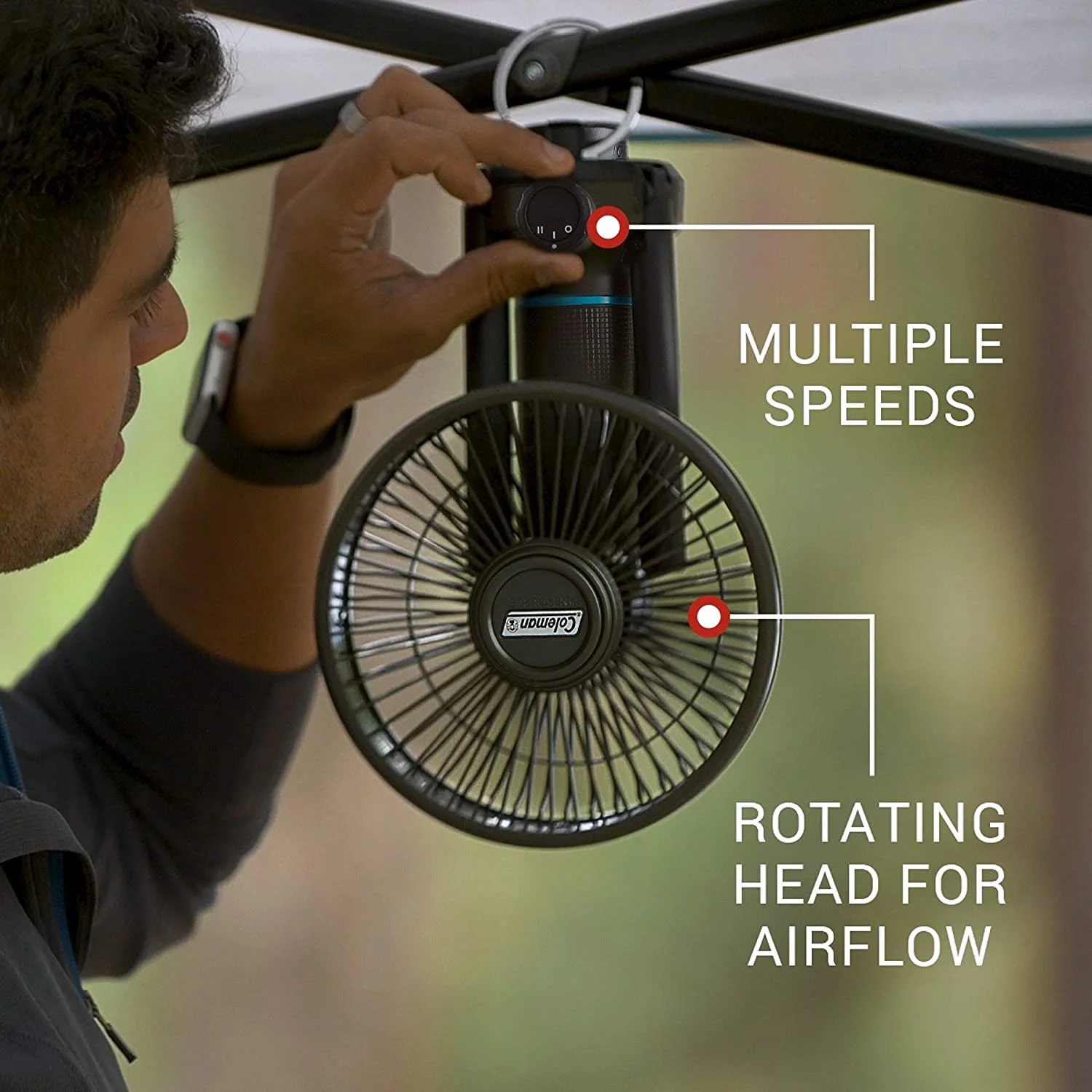 Coleman OneSource Rechargeable Outdoor Camping Gear: Camp , Cordless Vacuum, Fan, Speaker, & Air Pump Options