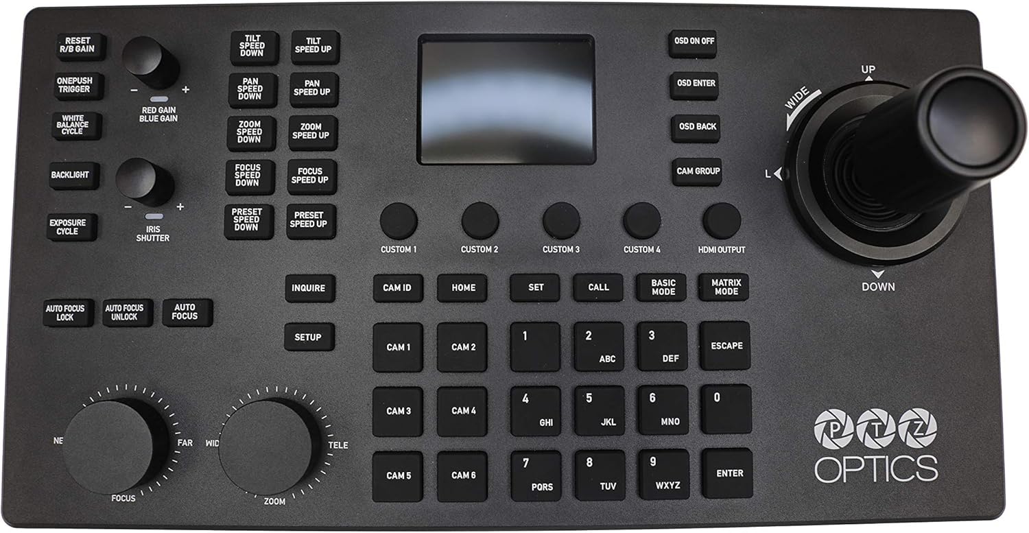 PTZOptics SuperJoy Joystick Controller for PTZ Cameras