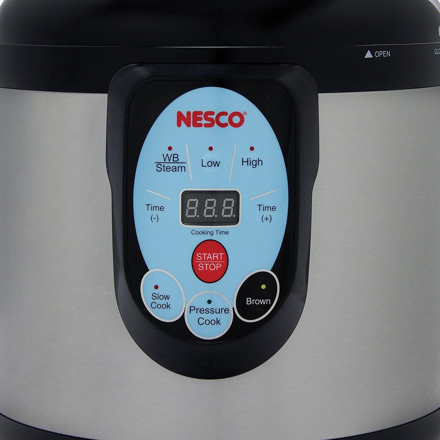 NESCO NPC-9 Smart Electric Pressure Cooker and Canner, 9.5 Quart, Stainless Steel